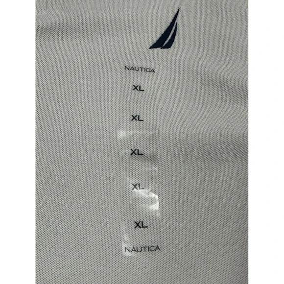 Nautica Mens XL Performance Polo Shirt Gray Wicking Breathable KC7200 New - Picture 2 of 7